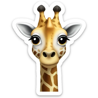 Giraffe sticker