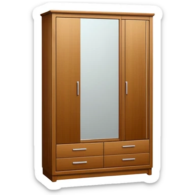 wardrobe modern closed mirror door sticker
