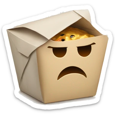 crying Chinese takeout  sticker