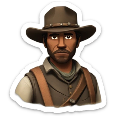 Red dead redemption sticker