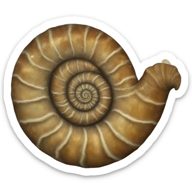 ammonite sticker