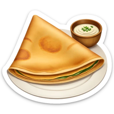 South Indian dosa sticker