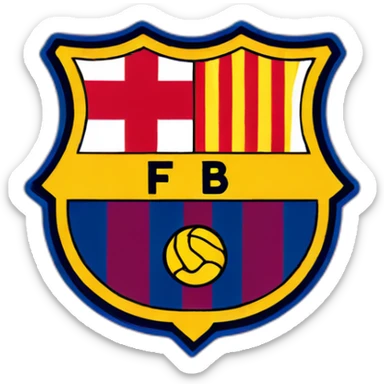 Barca logo sticker