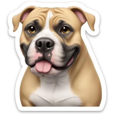black american bully sticker