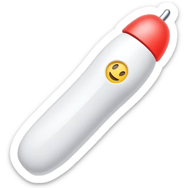 Clash of Clans aesthetic: Cinematic Playful Wii Nunchuk Portrait Emoji, rendered in a 3D vector-style similar to standard emojis with minimal shading and bold, simplified shapes. A compact, distinct form with signature details, softly glowing with a nostalgic gaming charm. Simplified yet unmistakably iconic, highly detailed and consistent, glowing with a soft radiance and high shine. Stylized with a touch of retro gaming magic and a soft glowing outline, capturing the essence of a beloved gaming relic with a friendly, playful manner! sticker