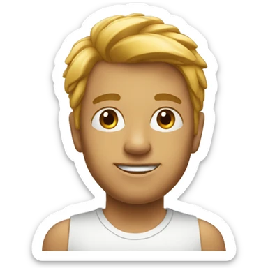 Tête baissé  sticker