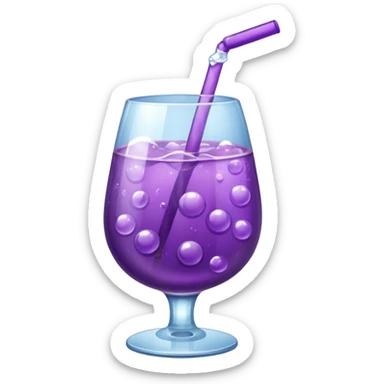 Make a grape soda sticker