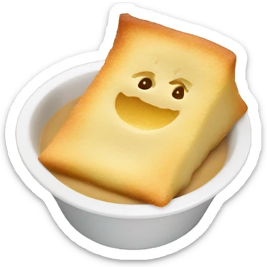 milk and semolina dessert called galaktoboureko sticker