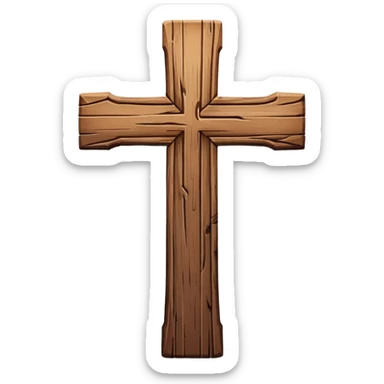 Cross sticker