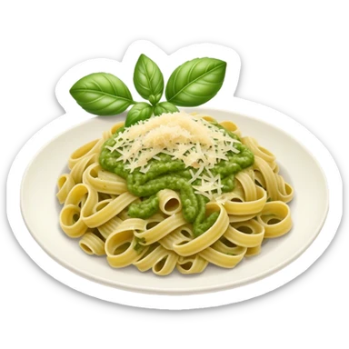 Pesto pasta sticker