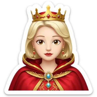 red Cape Queen sticker
