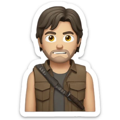 Daryl Dixon the walking dead sticker