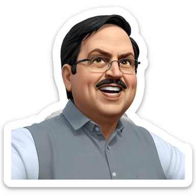 casual outdoors portrait of male sticker