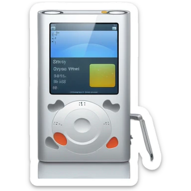 3rd generation iPod with click wheel sticker