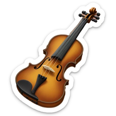Violine laptop sticker