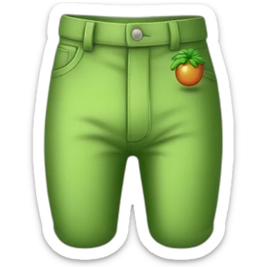 Having a cucumbber near my pants sticker