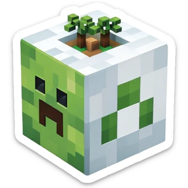 Logo Minecraft sticker