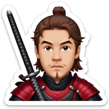 Fierce Samurai sticker