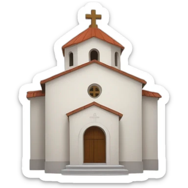 Igreja católica sticker
