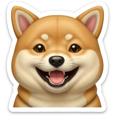  shiba inu, qui est mdr sticker
