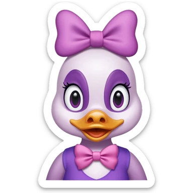 daisy duck sticker