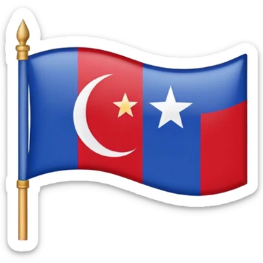 Balochi flag sticker