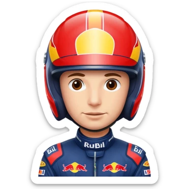 Red bull driver f1  sticker