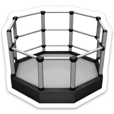 Mma octogone sticker