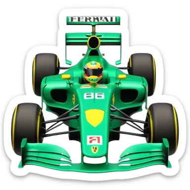 green and yellow ferrari f1 bell lewis hamilton helmet sticker