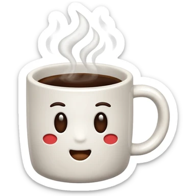 Coffe mug sticker