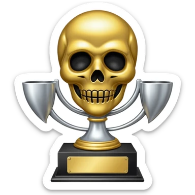 trofeu ghostface sticker