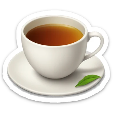 cup of tea sticker