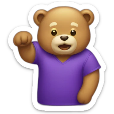 Yahoo mascot logo Yahoobear sticker
