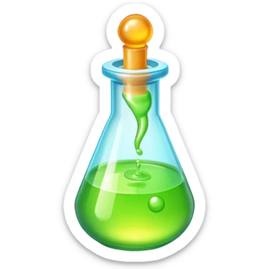 Clash of Clans aesthetic: Cinematic Playful 3D Isometric Health Potion Emoji, rendered in a 3D vector-style similar to standard emojis with minimal shading and bold, simplified shapes. A compact, distinct form with signature details, softly glowing with a fantasy RPG magic charm. Simplified yet unmistakably iconic, highly detailed and consistent, glowing with a soft radiance and high shine. Stylized with a touch of heroic grandeur and a soft glowing outline, capturing the essence of a beloved gaming relic with a friendly, playful manner! sticker