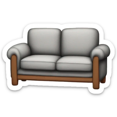 sofa like philip guston painting sticker