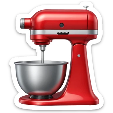 A mixer emoji in apple stile  sticker