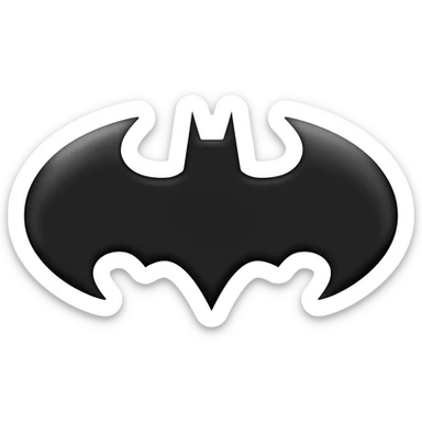 Batman logo batman logo sticker