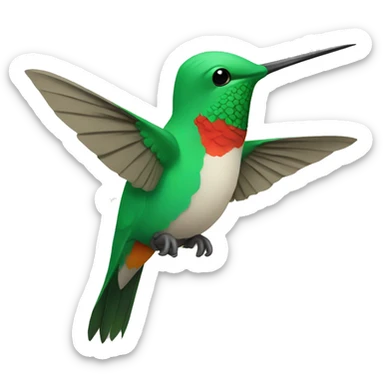colibri sticker
