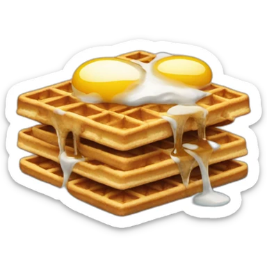 soggy waffles sticker