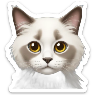 Spike the ragdoll sticker