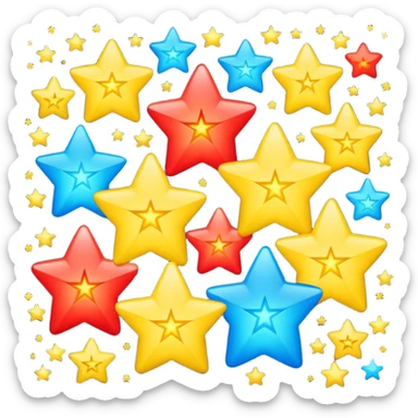 star different ones sticker