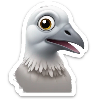 pigeon as a pepe sticker
