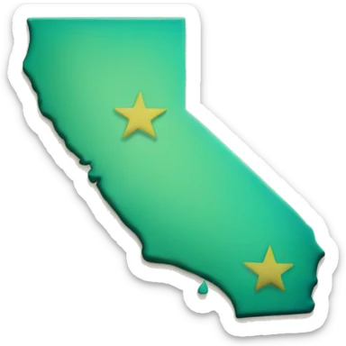 california sign sticker
