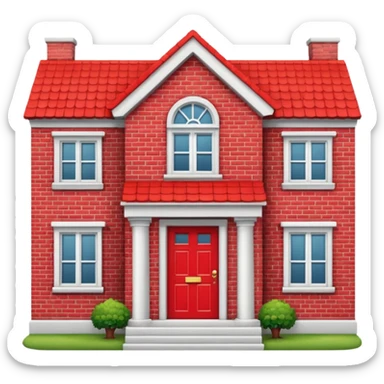casa de frente sticker