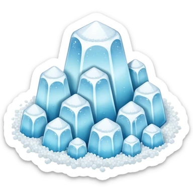 Salt Crystals sticker