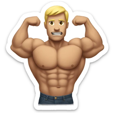 Muscle sticker
