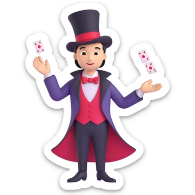 Magician  sticker