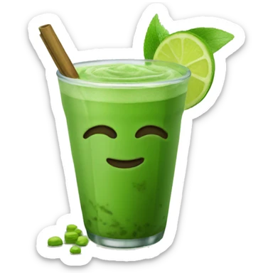 Matcha drink sticker