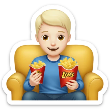 couch potato sticker