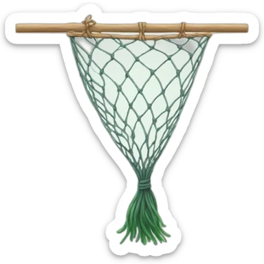 fishing net sticker